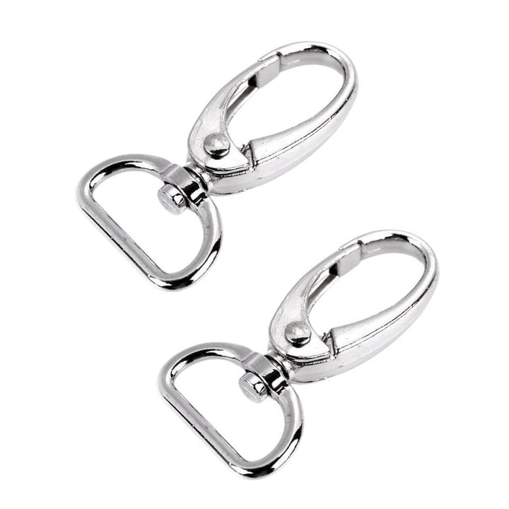 Set aus 2 Metall Karabiner Nickel Lieblingsgarn