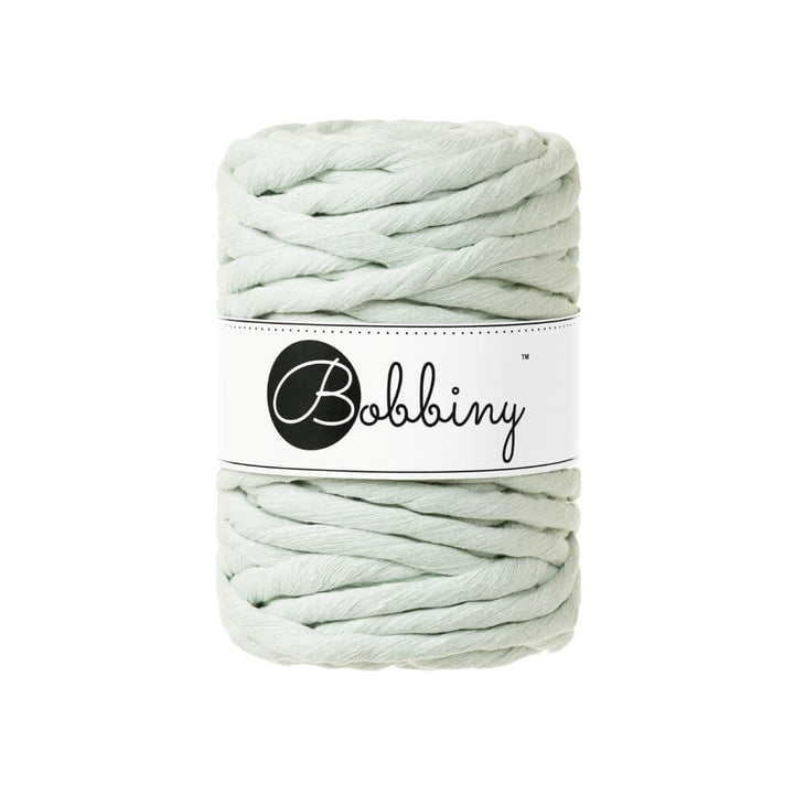 Bobbiny Makramee Garn 9mm x 30 m Milky Green Lieblingsgarn