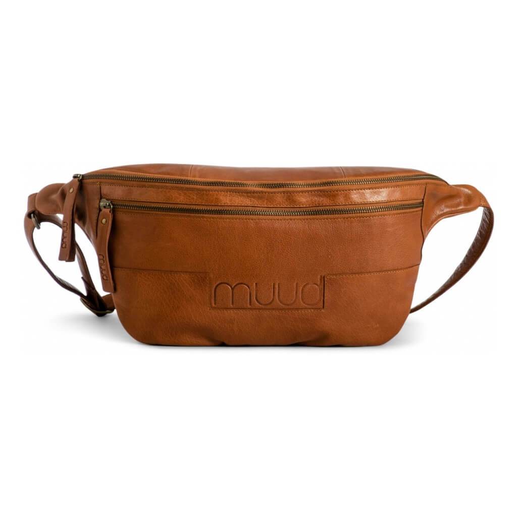 muud Vegas XL - Leder Gürteltasche Whisky Lieblingsgarn