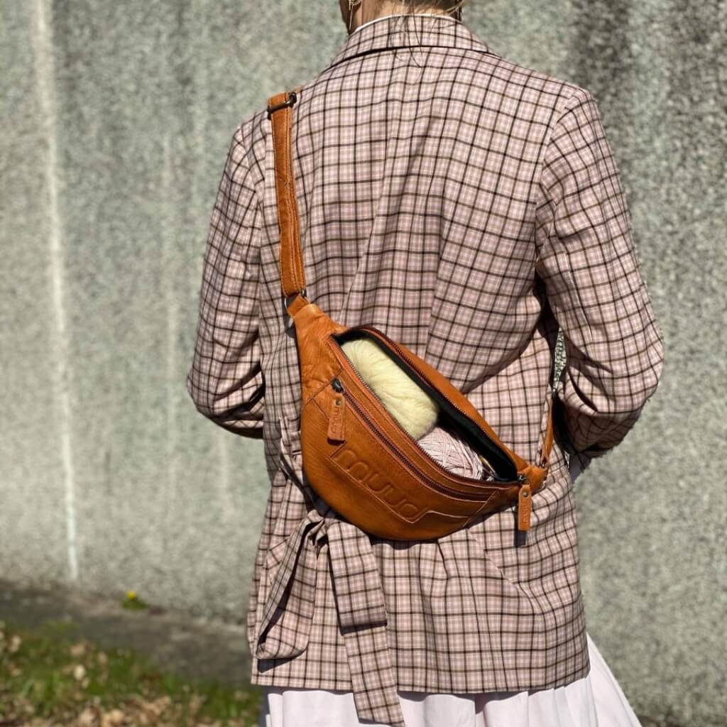 Muud Vegas - Leder Gürteltasche Lieblingsgarn