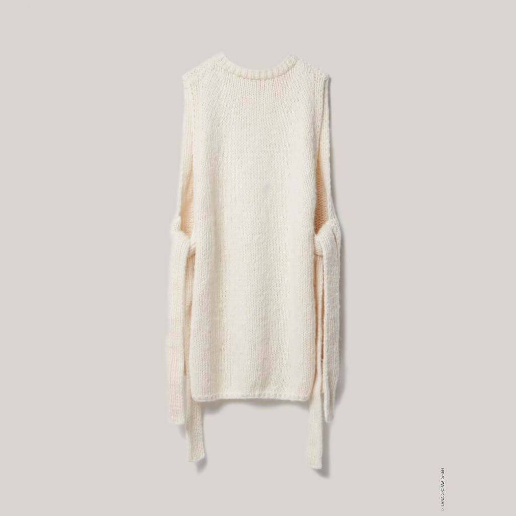 Natural Alpaca Pelo Slipover - Lana Grossa Nordic Knits Modell 17 Lieblingsgarn