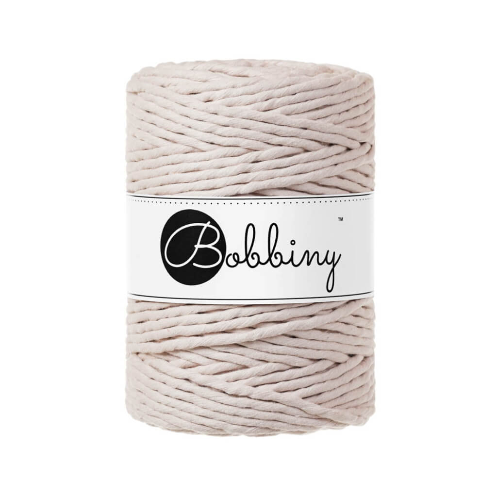 Bobbiny Makramee Garn 5 mm x 100 m Nude Lieblingsgarn