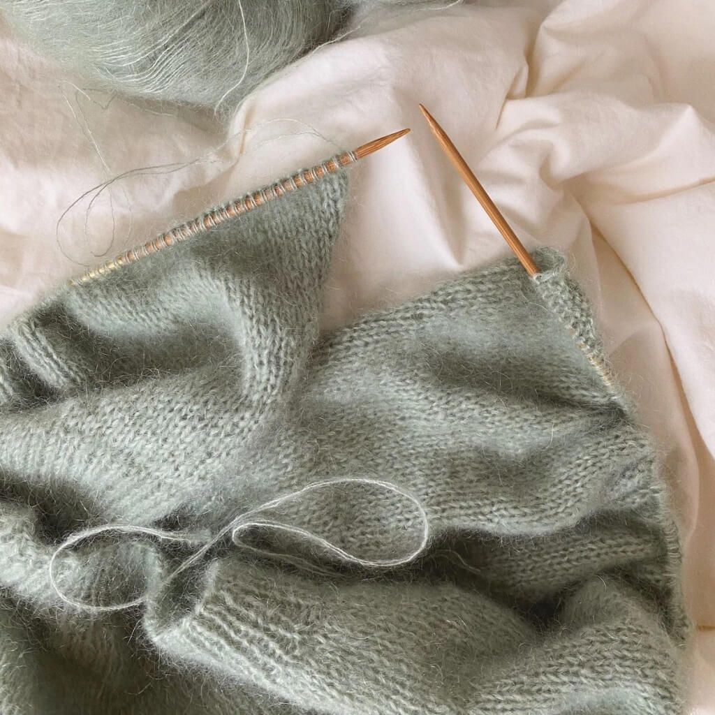 PetiteKnit Novice Cardigan Mohair Edition Lieblingsgarn