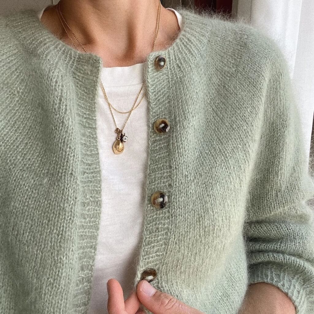 PetiteKnit Novice Cardigan Mohair Edition Lieblingsgarn