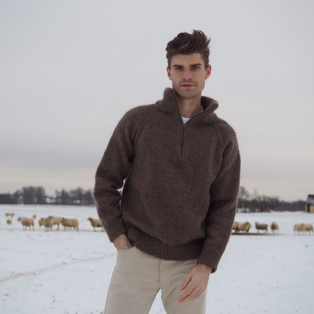 PetiteKnit Zipper Sweater Lieblingsgarn