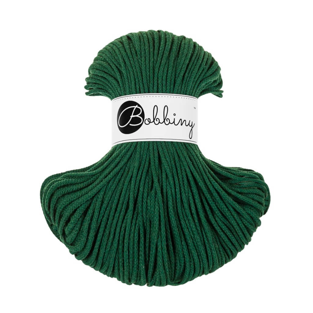 Bobbiny Kordel Junior 3mm x 100 m Pine Green Lieblingsgarn