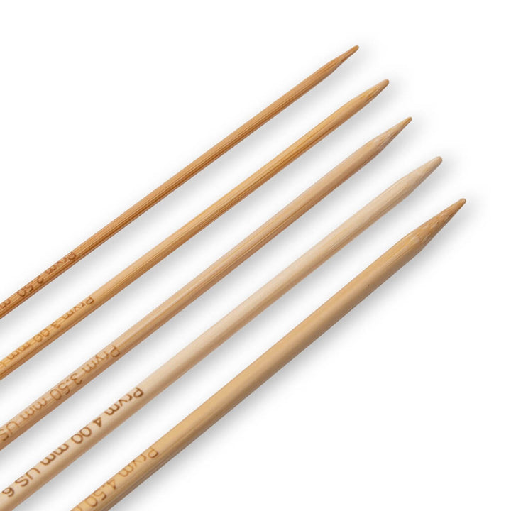 Prym 1530 Strumpfstricknadeln Bambus Set Lieblingsgarn