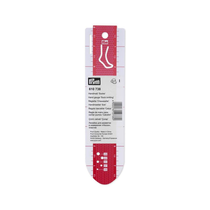 Prym Handmaß Socke 20 cm Lieblingsgarn