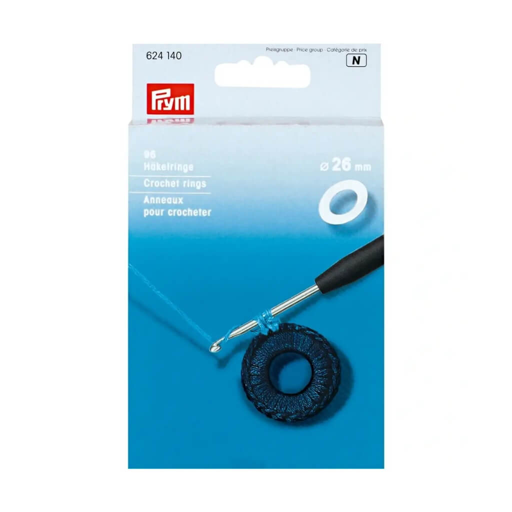 Prym Häkelringe flach 26 mm Lieblingsgarn