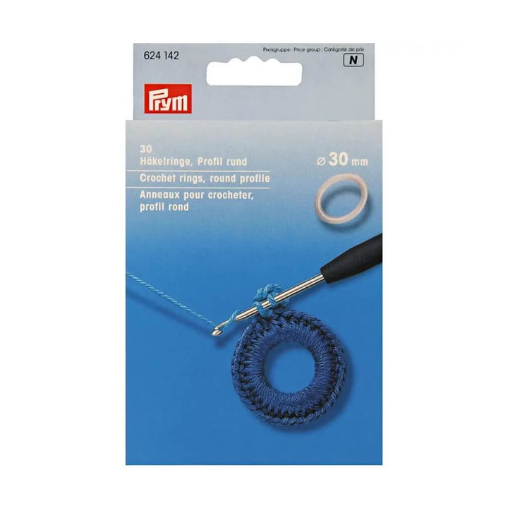 Prym Häkelringe rund 30 mm Lieblingsgarn