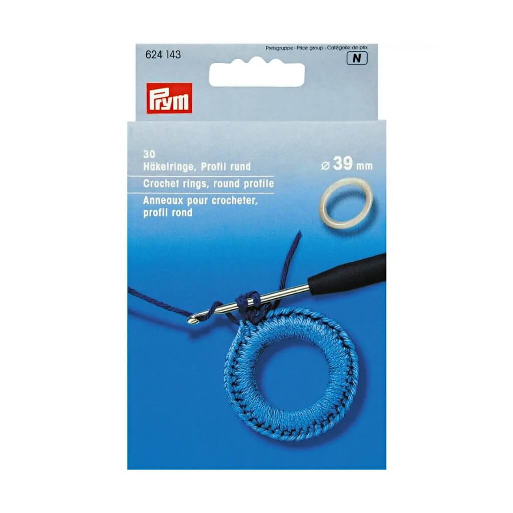 Prym Häkelringe rund 39 mm Lieblingsgarn