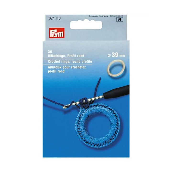 Prym Häkelringe rund 39 mm Lieblingsgarn