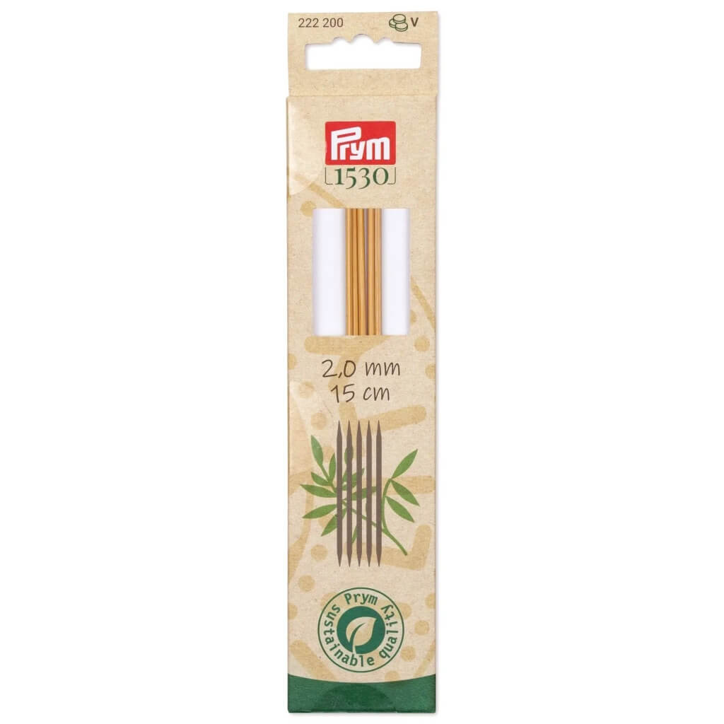 Prym 1530 Strumpfstricknadeln Bambus