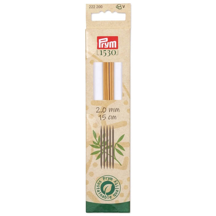 Prym 1530 Strumpfstricknadeln Bambus
