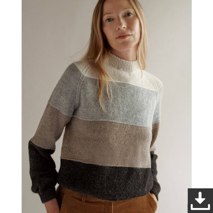 Natural Alpaca Classico Raglanpullover - Lana Grossa Nordic Knits Modell 12 Lieblingsgarn