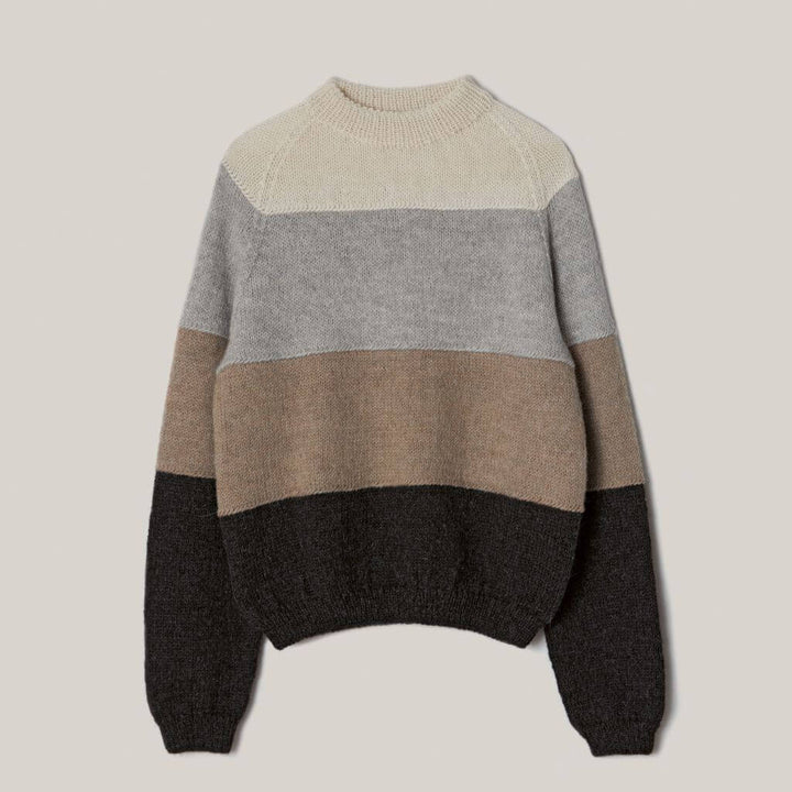Natural Alpaca Classico Raglanpullover - Lana Grossa Nordic Knits Modell 12 Lieblingsgarn