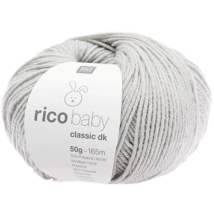 Rico Design Baby Classic DK 50g Hellgrau Lieblingsgarn