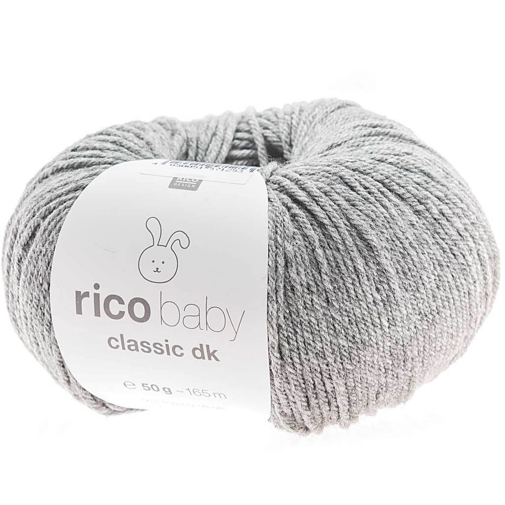 Rico Design Baby Classic DK 50g Silber Melange Lieblingsgarn