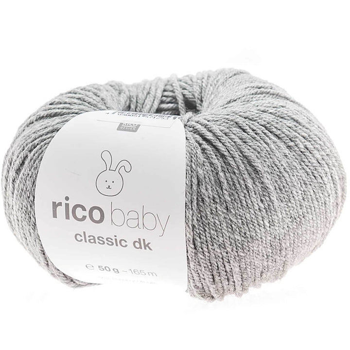 Rico Design Baby Classic DK 50g Silber Melange Lieblingsgarn