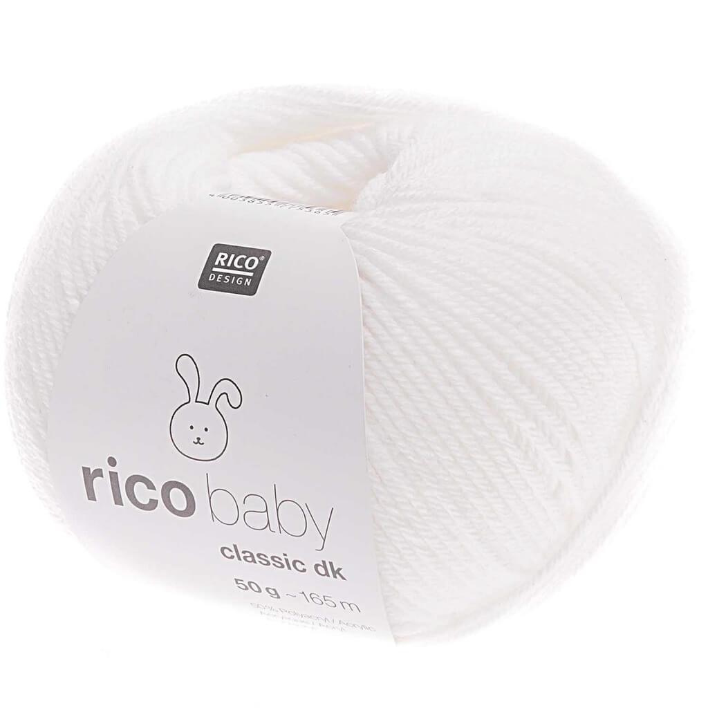 Rico Design Baby Classic DK 50g Weiss Lieblingsgarn