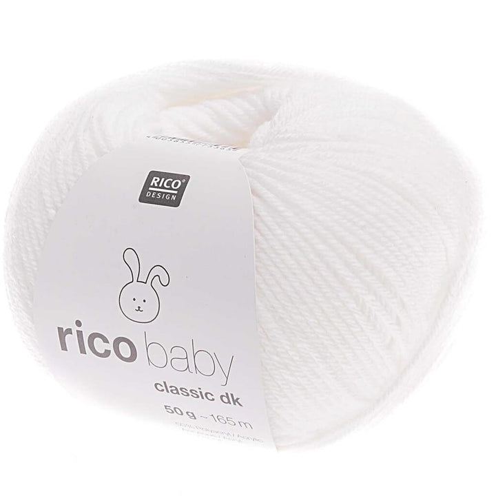 Rico Design Baby Classic DK 50g Weiss Lieblingsgarn