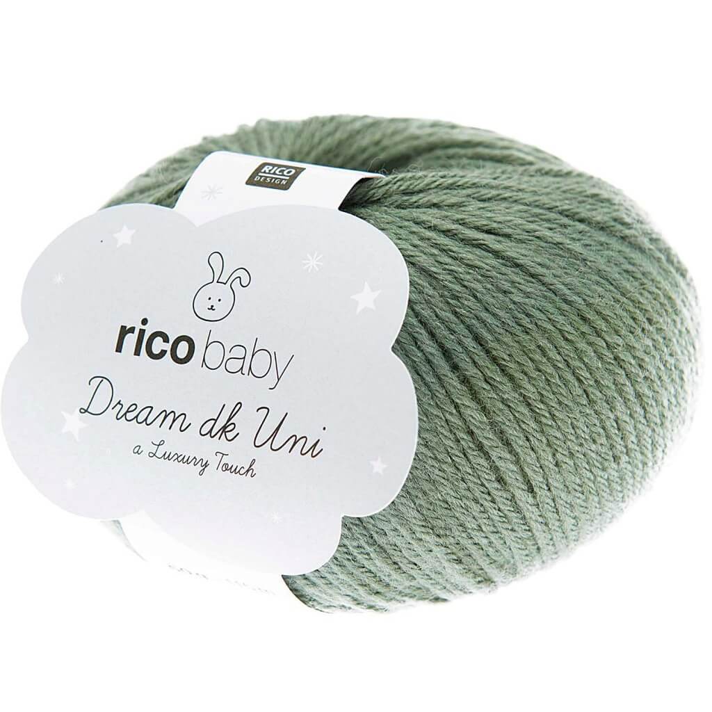 Rico Design Baby Dream Uni DK - 50g 016 - Efeu Lieblingsgarn
