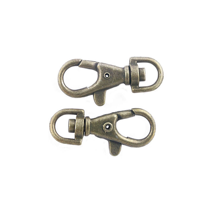 2 Stk. Karabinerhaken - Gold Antique Lieblingsgarn