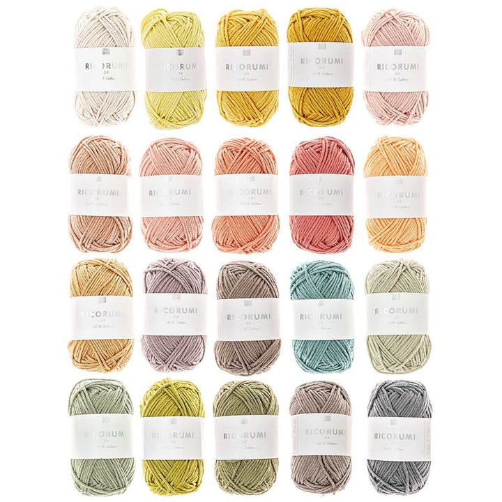 Rico Design Ricorumi Set Uni - 20 Farben Limited Lieblingsgarn