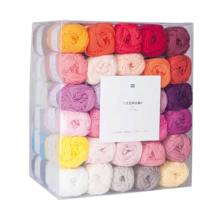 Rico Design Ricorumi Set Uni - 60 Farben Lieblingsgarn