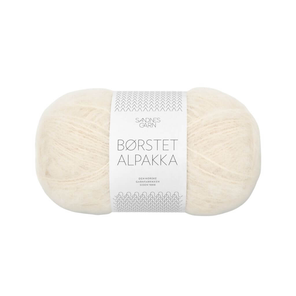 Sandnes Børstet Alpakka - 50g 1012 - Natur Lieblingsgarn