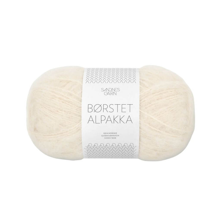 Sandnes Børstet Alpakka - 50g 1012 - Natur Lieblingsgarn