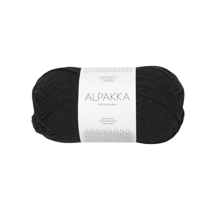 Sandnes Garn Alpakka 50g 1099 - Sort Lieblingsgarn