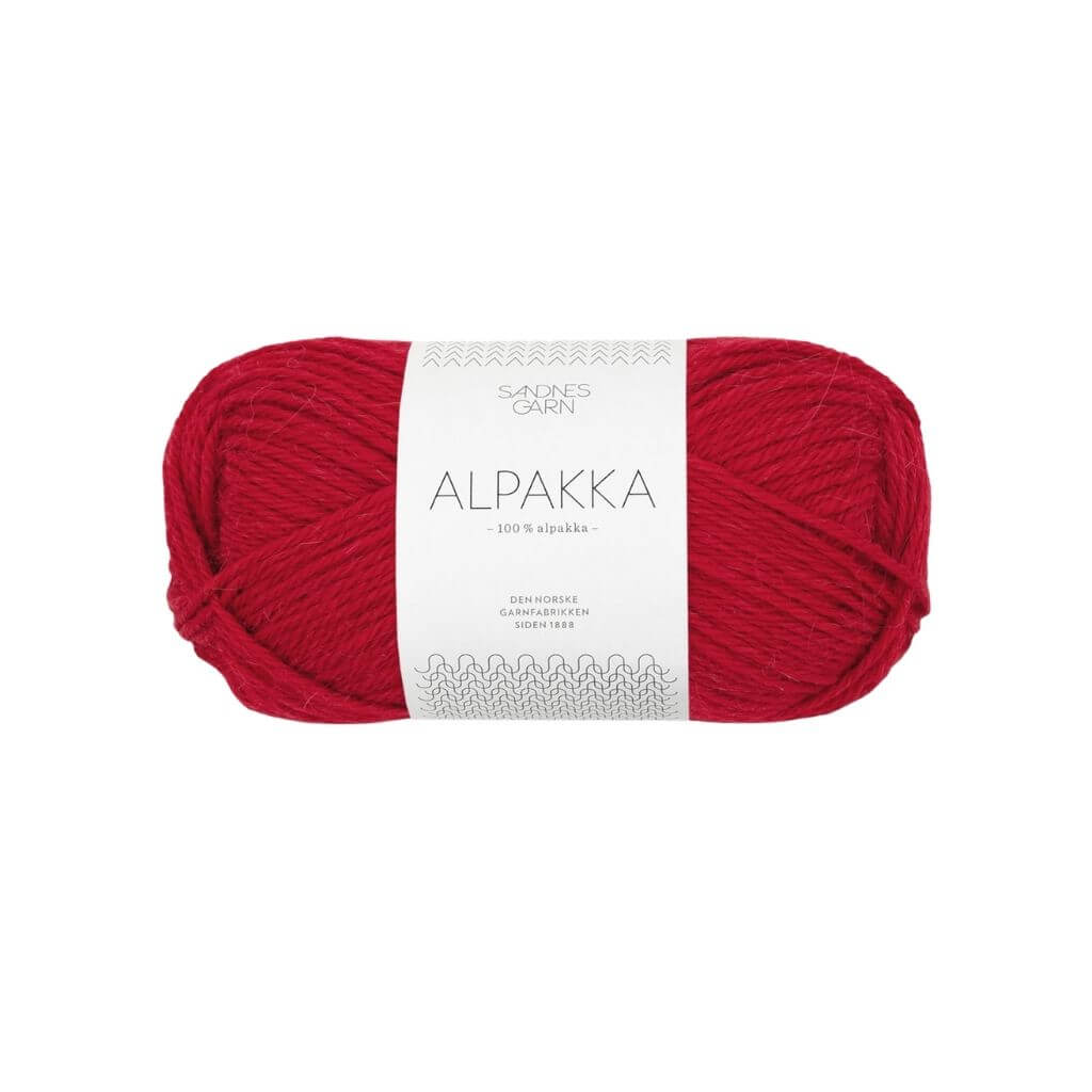 Sandnes Garn Alpakka 50g 4219 - Rød Lieblingsgarn