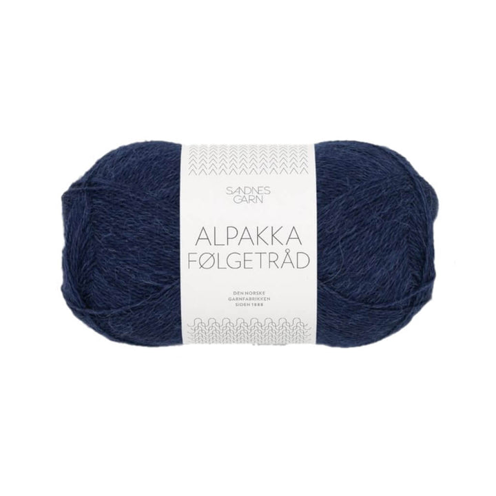 Sandnes Garn Alpakka Følgetråd 5882 - Marineblau Lieblingsgarn