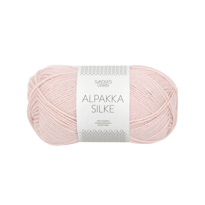 Sandnes Garn Alpakka Silke 50 g 3511 - Pudderrosa Lieblingsgarn