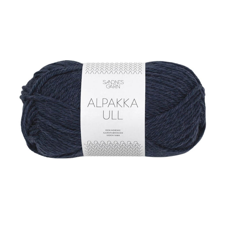 Sandnes Garn Alpakka Ull 50 g 6081 - Midnattsblå Lieblingsgarn