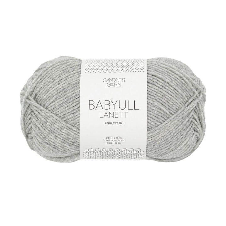 Sandnes Garn Babyull Lanett - 50g 1022 - Lys Gråmel Lieblingsgarn