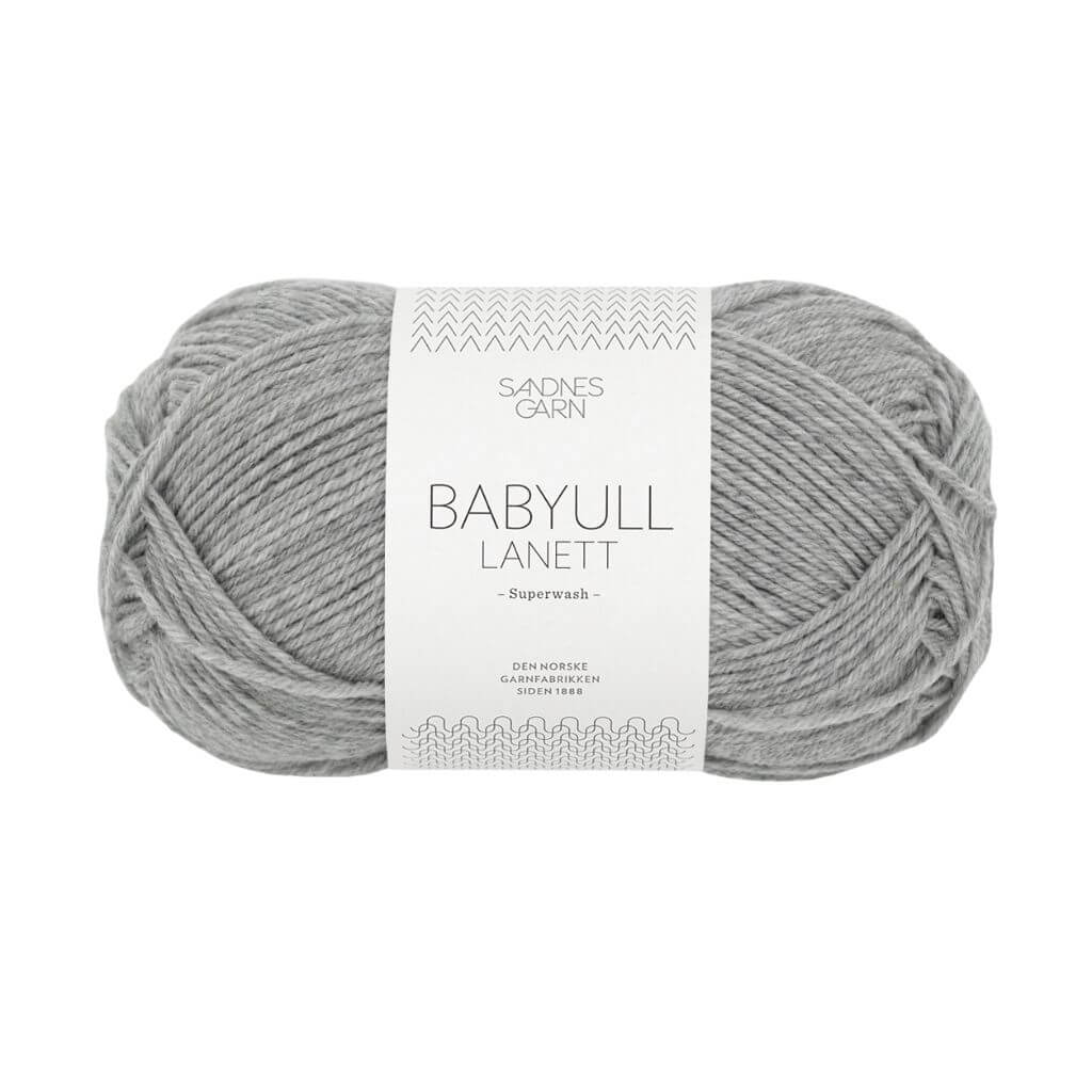 Sandnes Garn Babyull Lanett - 50g 1032 - Lys Gråmel Lieblingsgarn