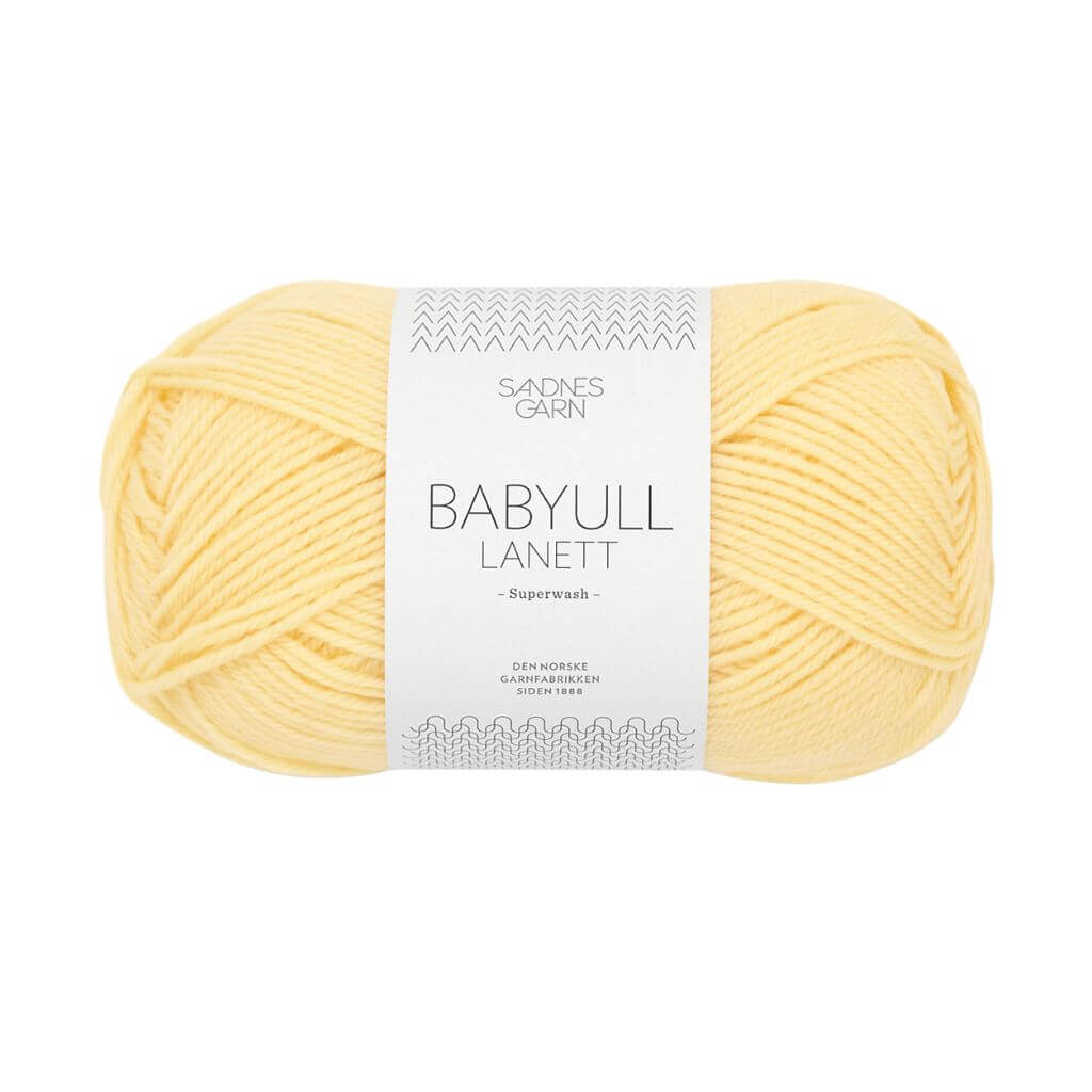 Sandnes Garn Babyull Lanett - 50g 2014 - Lys Gul Lieblingsgarn