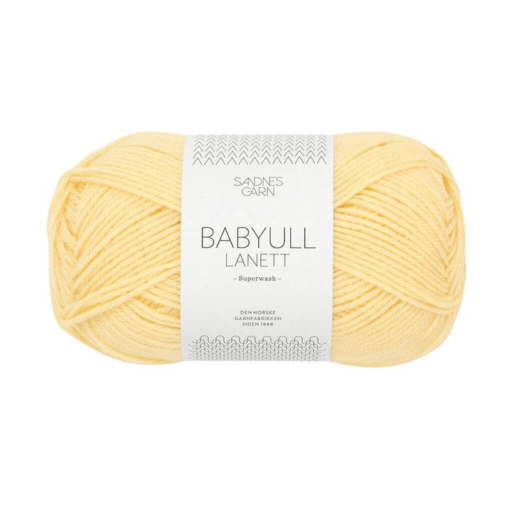 Sandnes Garn Babyull Lanett - 50g 2014 - Lys Gul Lieblingsgarn