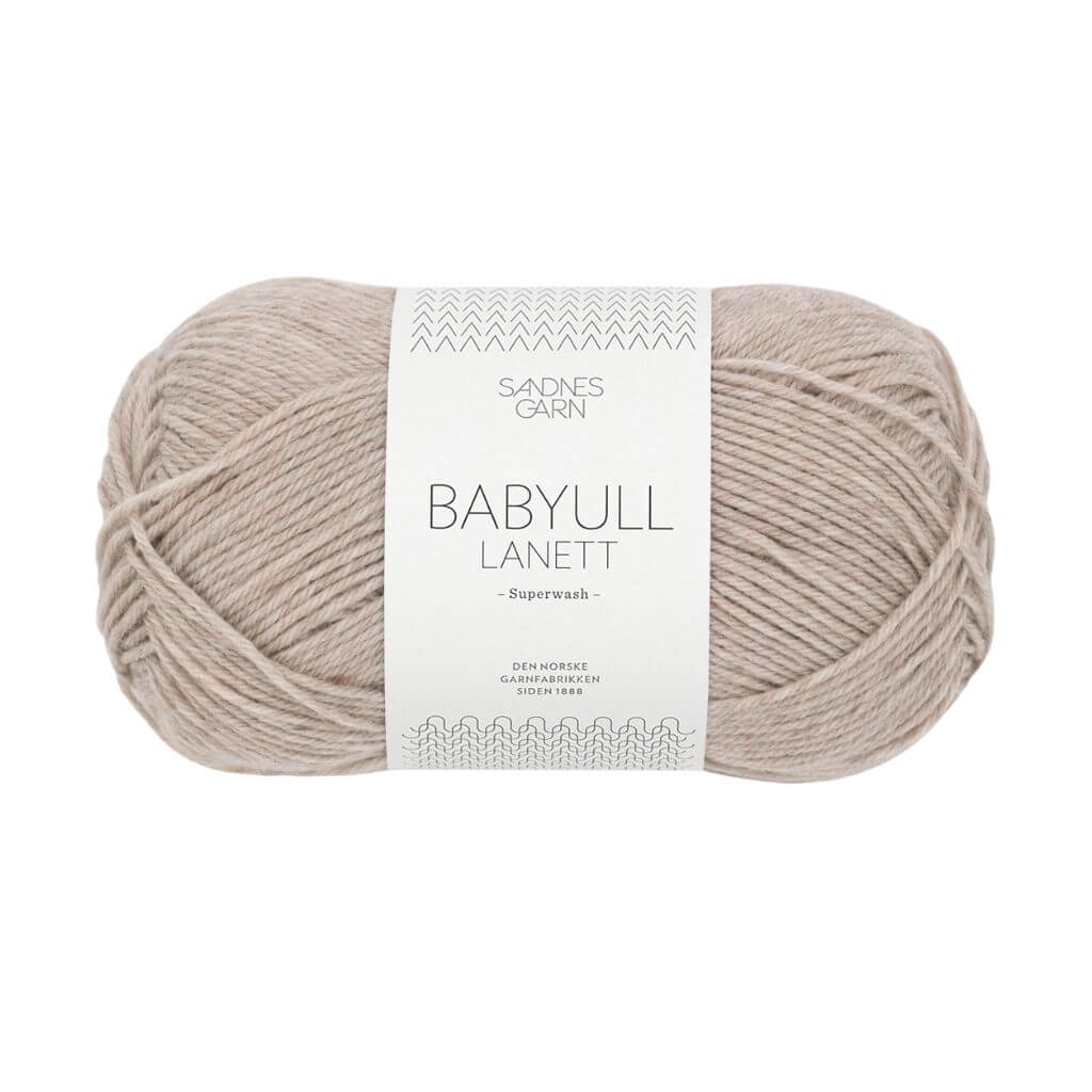 Sandnes Garn Babyull Lanett - 50g 2650 - Gråbeige melert Lieblingsgarn