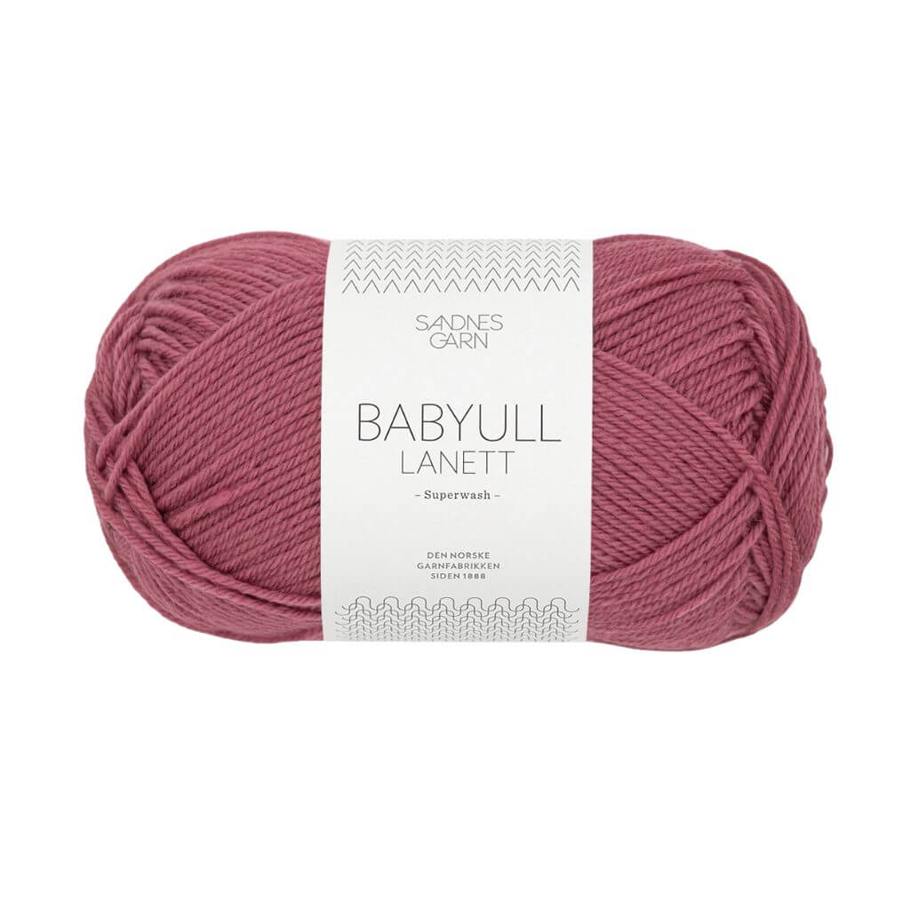 Sandnes Garn Babyull Lanett - 50g 4244 - Mørk Gammelrosa Lieblingsgarn