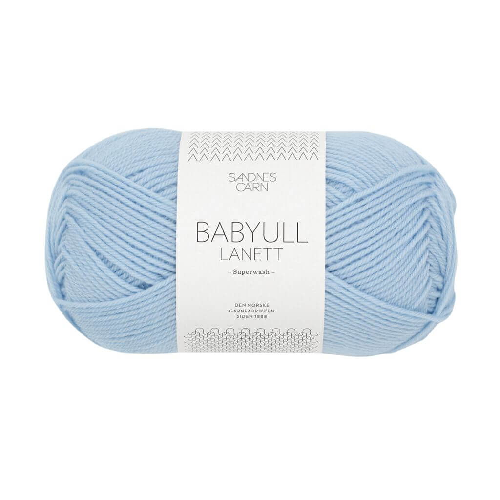 Sandnes Garn Babyull Lanett - 50g 5930 - Lys Blå Lieblingsgarn