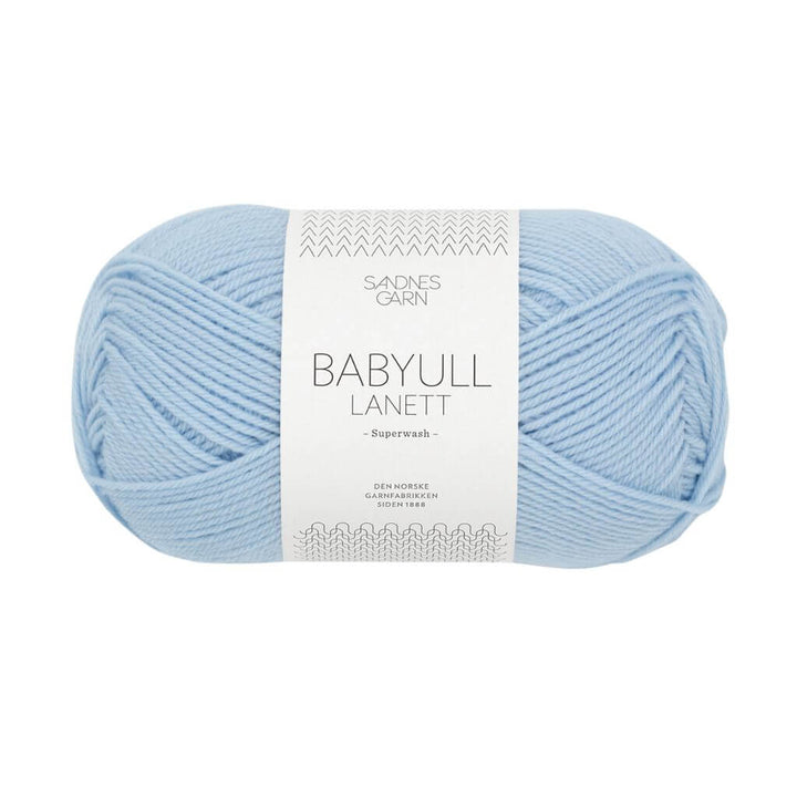 Sandnes Garn Babyull Lanett - 50g 5930 - Lys Blå Lieblingsgarn