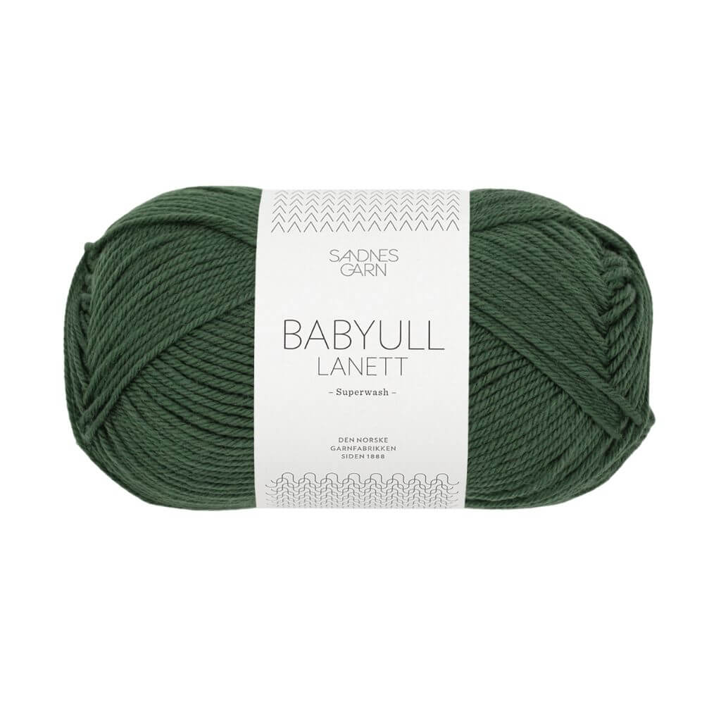 Sandnes Garn Babyull Lanett - 50g 8082 - Skoggrønn Lieblingsgarn