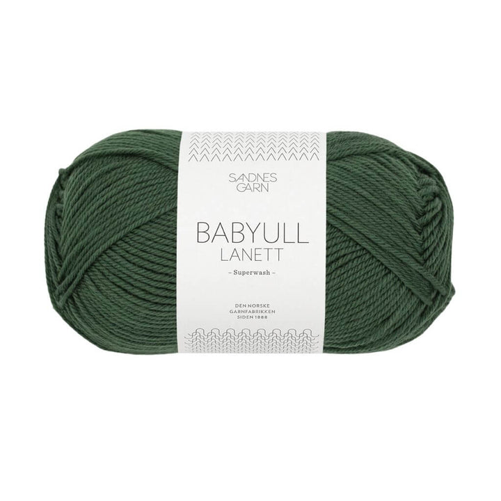 Sandnes Garn Babyull Lanett - 50g 8082 - Skoggrønn Lieblingsgarn