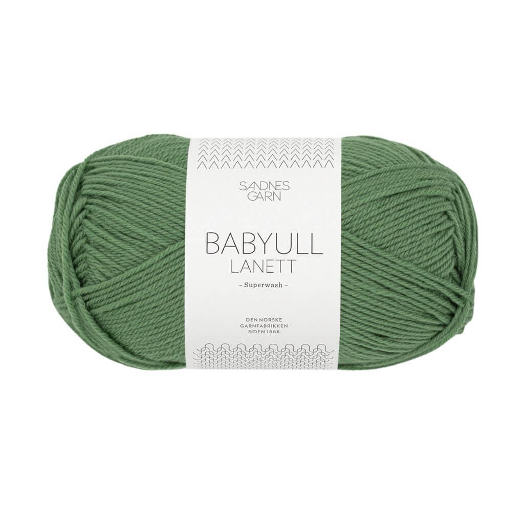 Sandnes Garn Babyull Lanett - 50g 8543 - Grønn Lieblingsgarn