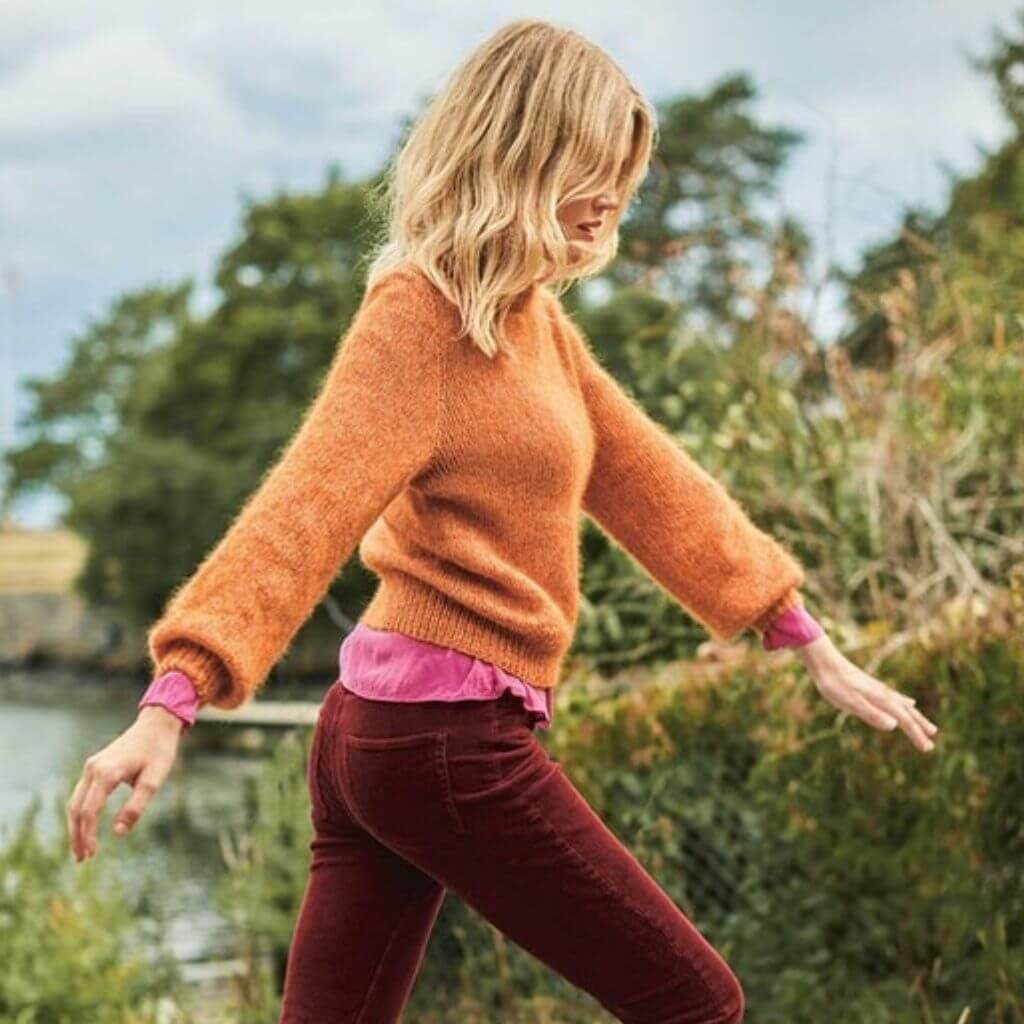 Tynn Silk Mohair Basic Sweater 113 - Sandnes Garn Lieblingsgarn