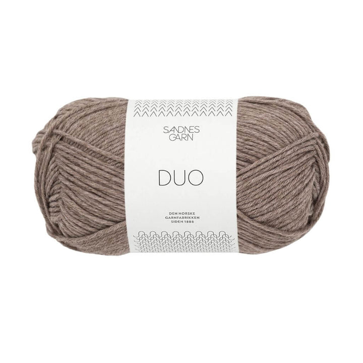 Sandnes Garn Duo - 50g 2652 - Mørk Beige melert Lieblingsgarn