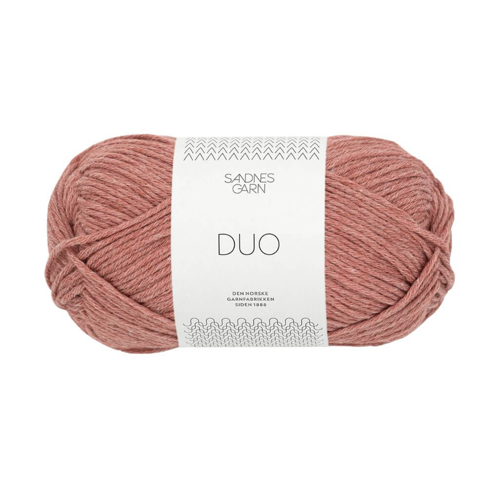 Sandnes Garn Duo - 50g 3543 - Varm Brun melert Lieblingsgarn